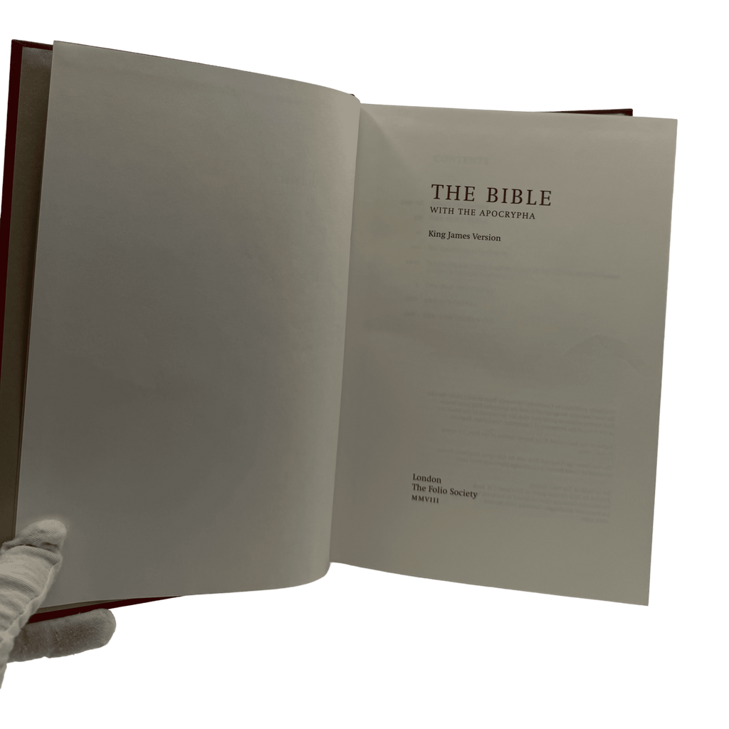 Bible, The, with the Apocrypha, King James Version - Folio Society - 2008