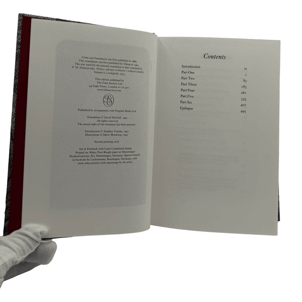 Crime and Punishment - Fyodor Dostoyevsky - Folio Society - 2016