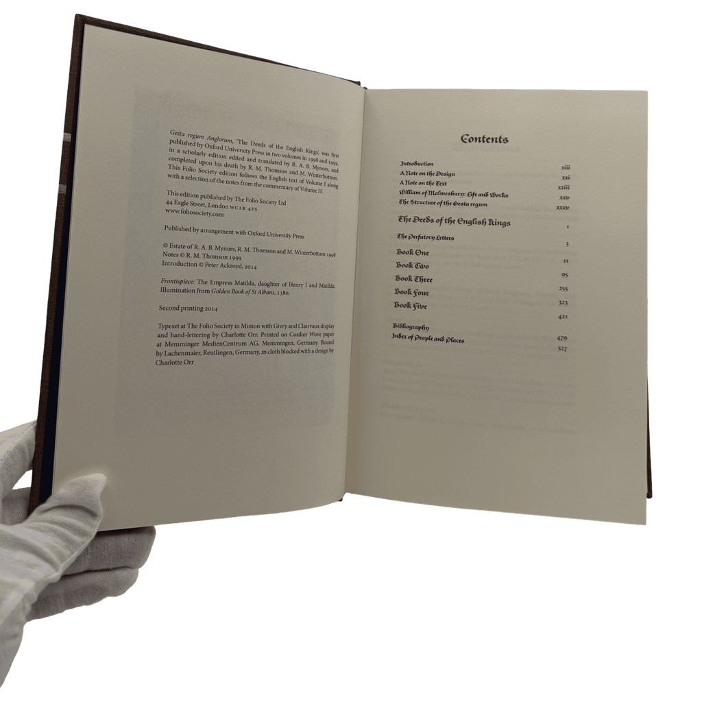Deeds of the English Kings, The - William of Malmesbury - Folio Society - 2014
