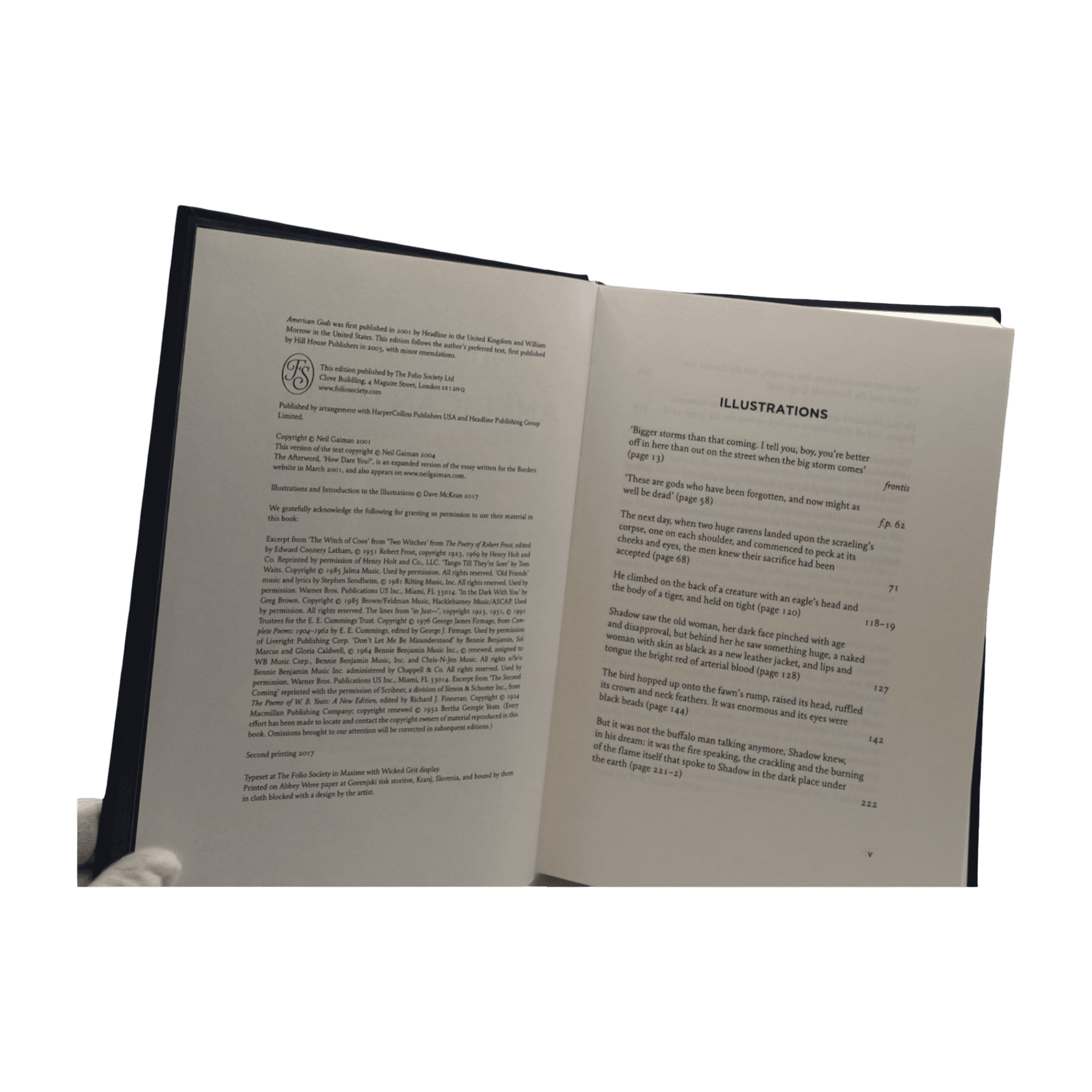 American Gods: The Author's Preferred Text - Neil Gaiman - Folio Society - 2017