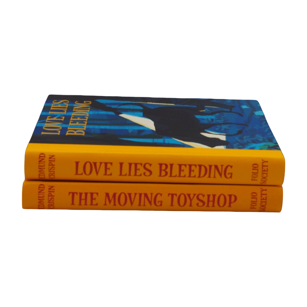 Moving Toyshop, The - Edmund Crispin - Folio Society - 2014 1st Edition & Love Lies Bleeding 2016 1st Edition