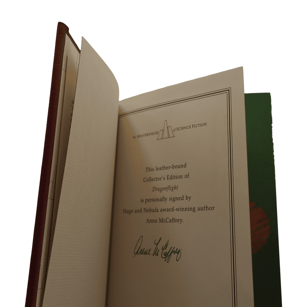 Dragonflight - Anne McCaffrey - Easton Press - 1988 Signed Edition – image 3 of 3