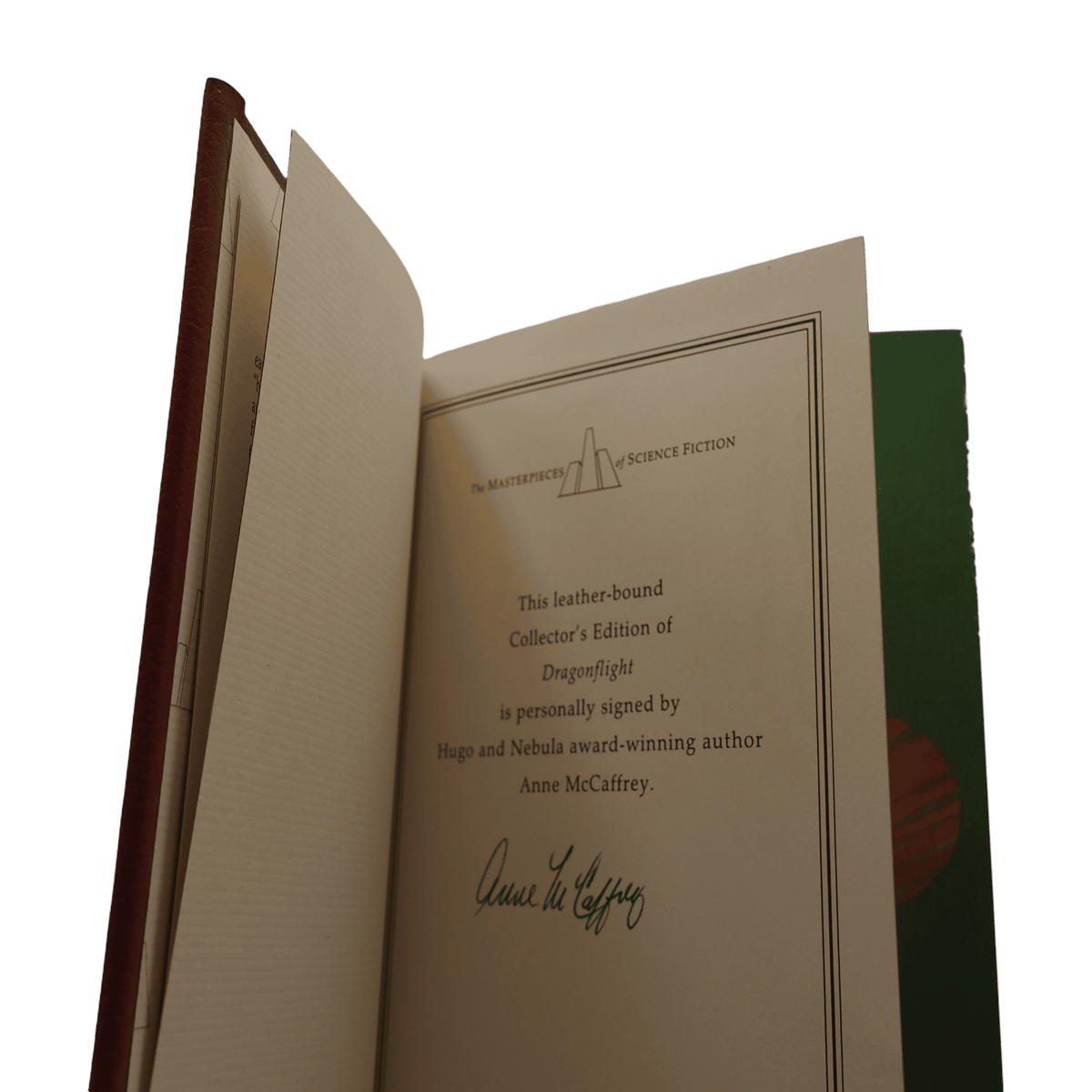 Dragonflight - Anne McCaffrey - Easton Press - 1988 Signed Edition – image 3 of 3