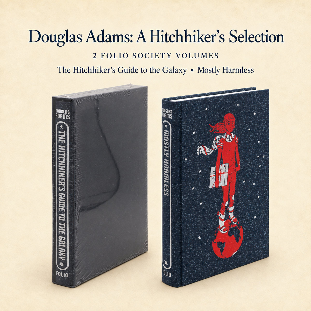 Douglas Adams: A Hitchhiker’s Selection - books pictured together