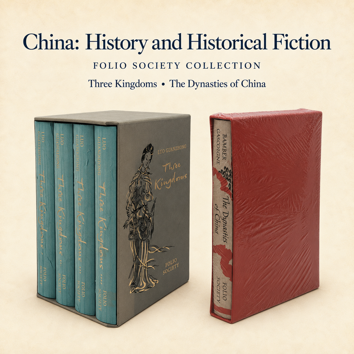 China: History and Historical Fiction - books pictured together
