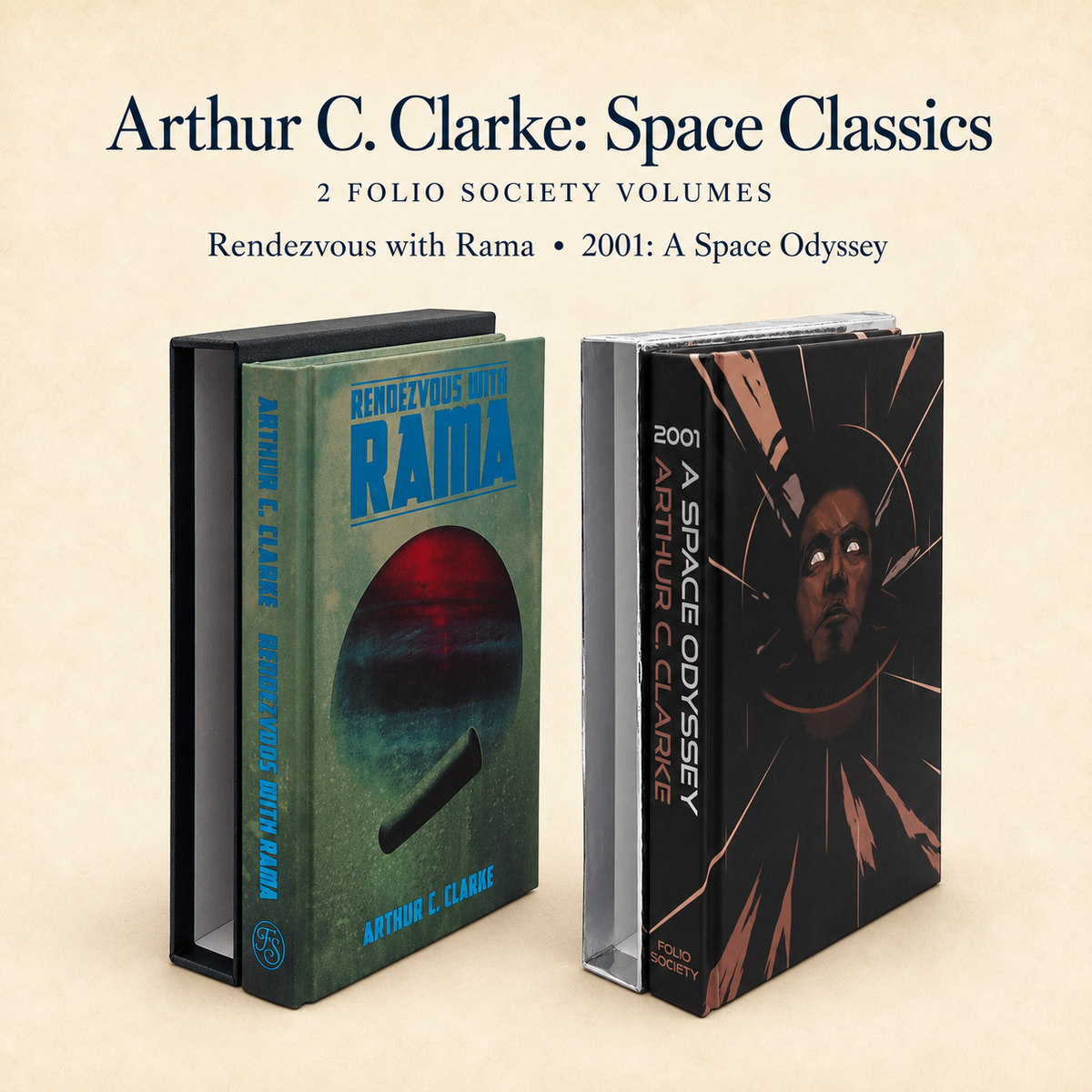 Arthur C. Clarke: Space Classics - books pictured together