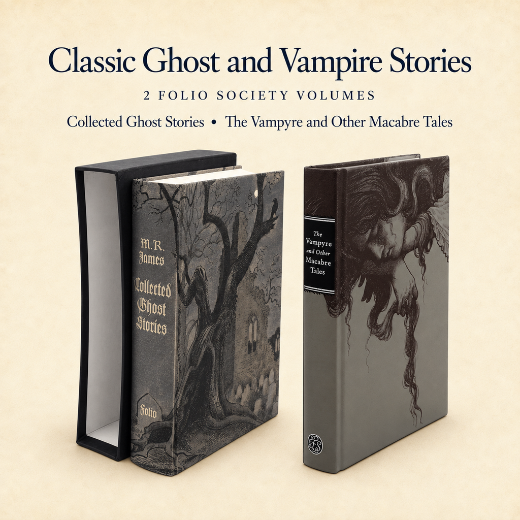 Classic Ghost and Vampire Stories - books pictured together