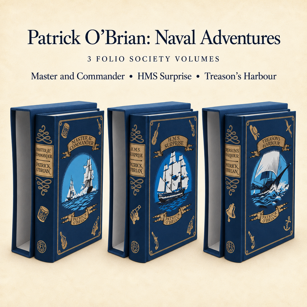 Patrick O’Brian: Naval Adventures - books pictured together