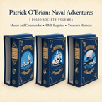 Patrick O’Brian: Naval Adventures - books pictured together
